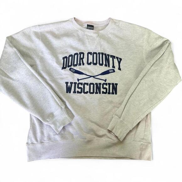 Door County Wisconsin Crewneck Sweatshirt L - Picture 1 of 8